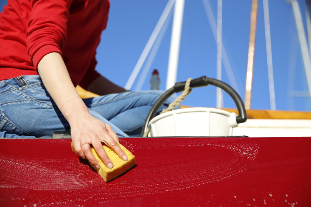 Boot schoonmaken